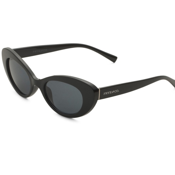 NWT “FRYE” BLACK CAT EYE SUNGLASSES - Picture 3 of 6
